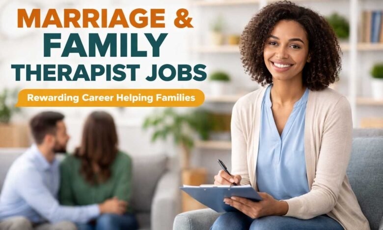marriage and family therapist jobs