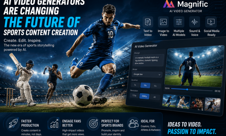 AI Video Generator for Sports Content